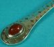 Sterling Silver Serving Spoon Cabochon Stone Bernard Cuzner Liberty 1926 Other photo 1
