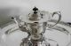 An Extremely Pretty Vintage Silver Plated Teaset With Scalloped Feature On Rim Tea/Coffee Pots & Sets photo 1