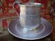 Antique French Solid Silver Cup & Saucer 950/1000 Minerva 1st Grade Cups & Goblets photo 9