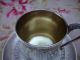 Antique French Solid Silver Cup & Saucer 950/1000 Minerva 1st Grade Cups & Goblets photo 10