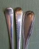 3 Antique Silver Tea/mustard Spoons,  Various Patterns,  Chawner,  London 1770 - 1808 Other photo 2
