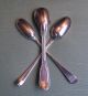 3 Antique Silver Tea/mustard Spoons,  Various Patterns,  Chawner,  London 1770 - 1808 Other photo 4