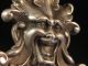 Victorian Silver Hem Gauge Measure Ruler Rule 1894 Demon Mask Jester Sewing Other photo 2