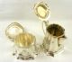 Silver Plated Royal Sheffield Miniature Teapot & Sugar Pot Engraved Tea/Coffee Pots & Sets photo 2