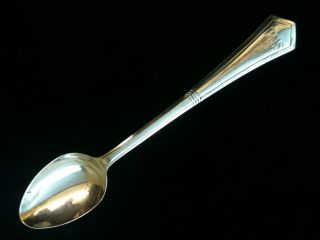 Vintage Solid Silver Tea Spoon Ref 445/4 photo