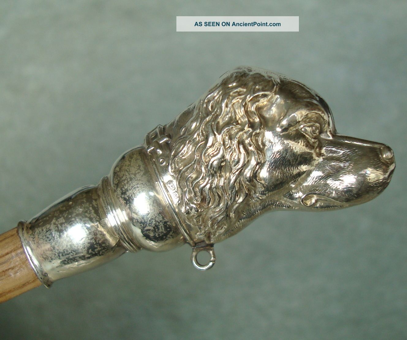 Antique Solid Silver Dog Head Letter Opener Birmingham 1906 Crisford & Norris Other photo
