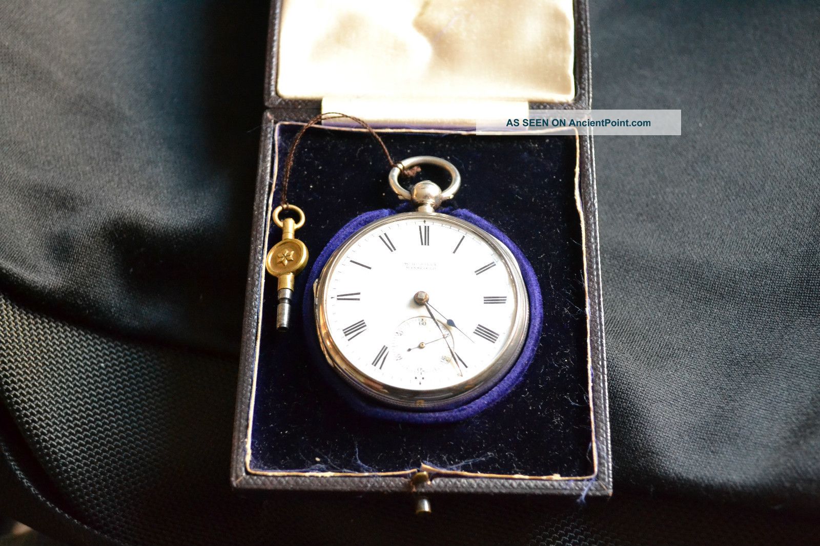 An Absolutely Stunning Solid Silver Pocket Watch 1876 Pocket Watches/ Chains/ Fobs photo