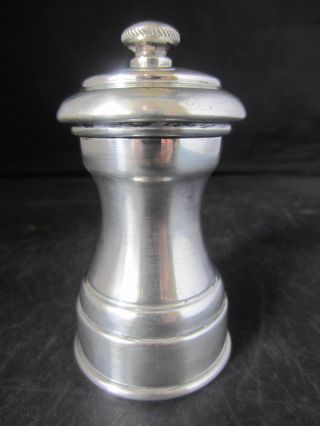 Vintage Silver Plated Pepper Mill / Grinder - By Peugeot France photo