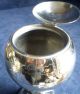 Chinese Silver Plated World Globe Pedestal Tea Caddy C1900 Other photo 5