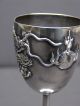 Antique Chinese Dragon Goblet Signed Asia photo 10
