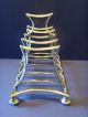 Early Vintage Silver Plated [e.  P.  N.  S] Four Piece Toast Rack. Other photo 2