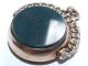 1897 Victorian Solid 9ct Gold & Agate Set Spinning Fob / Pendant Uncategorized photo 1