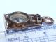 V Rare 1880 Victorian Solid 10ct Rose Gold Compass Watch Fob/pendant Stunning Uncategorized photo 4