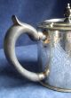 Silver Plated Hand Engraved Georgian Barrel Teapot C1825 Tea/Coffee Pots & Sets photo 4