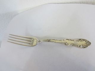 Sterling Silver Dinner Fork Dated 1897 photo