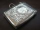 Antique Victorian Silver Vesta Case Match Safe Engraved Decoration Cigarette & Vesta Cases photo 1