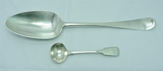 George Iii 1777 Solid Silver Gravy Stuffing Basting Spoon By Thomas Wallis Ii photo