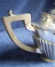 Good Large Silver Plated Queen Anne Style Fluted Teapot C1875 Tea/Coffee Pots & Sets photo 2