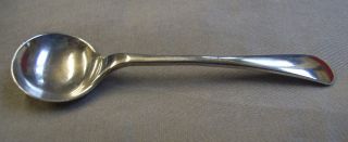 Antique Sterling Silver Salt Or Mustard Spoon 1924 photo