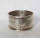 Antique 1878 Silver Napkin Ring,  Richard Martin & Ebenezer Hall 21.  9 Grams Napkin Rings & Clips photo 1