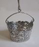Continental Sterling Silver Bucket Form Tea Strainer Other photo 2