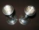 Pair Of Vintage Sterling Silver Weighted Candlesticks By Newport Sterling Candlesticks & Candelabra photo 1