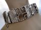 Vintage Solid Silver Bracelet,  Modernist,  1970’s,  Retro,  57.  3 G Brooches/ Jewellery photo 4