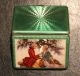 Antique Pictorial And Guilloche Enameled Sterling Silver Case - Birks Cigarette & Vesta Cases photo 1