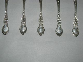 7 Sterling Silver Spoons 115.  Grams photo