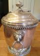 Webster & Wilcox International Silver Co Large Ice Bucket Lion Heads Other photo 1
