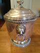 Webster & Wilcox International Silver Co Large Ice Bucket Lion Heads Other photo 5
