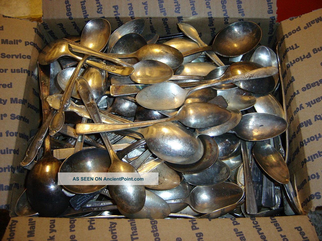 287 Piece Assorted Silverplate Flatware For Crafts Or Use See Pics Mixed Lots photo