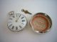 An Antique Solid Silver Pair Cased Verge Fusee Pocket Watch Uncategorized photo 11