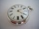 An Antique Solid Silver Pair Cased Verge Fusee Pocket Watch Uncategorized photo 1