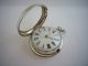 An Antique Solid Silver Pair Cased Verge Fusee Pocket Watch Uncategorized photo 2