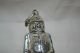 Antique Nickel Silver Baby Rattle Other photo 5