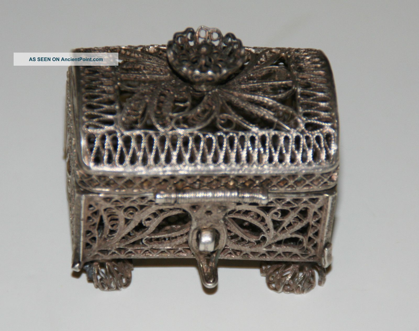 Antique Art Nouveau Russian Silver 84 Trinket Box Viktor Savinsky Moscow Russia photo