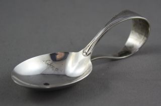Vintage Birks Sterling Silver First Learning Spoon For Baby photo
