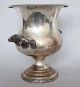 Large Vintage Silver Plated Wine Champagne Cooler 1930 Urn Corkscrew Dishes & Coasters photo 2