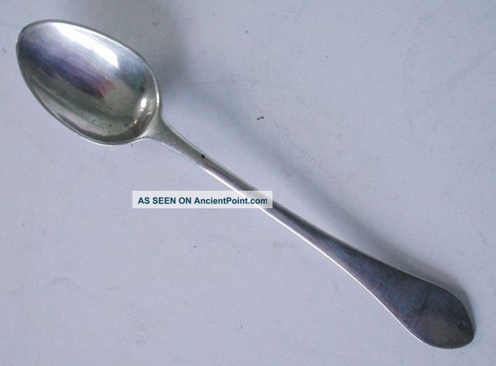 Unmarked Dognose Rattail Teaspoon - Possibly Britannia Standard Other photo