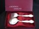 Vtg.  Rogers Sterling Silver Baby Spoon & Fork With Box Set,  Wedding Bells 30gr Other photo 2