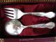 Vtg.  Rogers Sterling Silver Baby Spoon & Fork With Box Set,  Wedding Bells 30gr Other photo 4