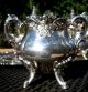 Amazing Wallace Grand Baroque Silver Plate Tea And Coffee,  Samovar Tray Set Tea/Coffee Pots & Sets photo 2