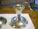 Set Of Gorham Weighted Sterling Silver Candle Holders Candlesticks & Candelabra photo 2