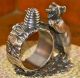 Reed & Barton 1824 Collection Silver Plated Figural Napkin Ring: Honey Bear Napkin Rings & Clips photo 1