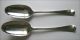 A George I Pair Of Silver Tablespoons,  Paul Hanet,  London,  1722 Crested Other photo 2