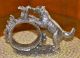Reed & Barton 1824 Collection Silver Plated Figural Napkin Ring: Dog & Squirrel Napkin Rings & Clips photo 1