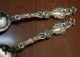 2 Whiting Lily Pattern Spoons - Teaspoons - 1902 - Sterling Gorham, Whiting photo 3