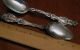 2 Whiting Lily Pattern Spoons - Teaspoons - 1902 - Sterling Gorham, Whiting photo 5