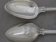 Pair Eaton Quality Queens Pattern 1857 Heavy Gauge Silver Serving Spoons 216g Other photo 9
